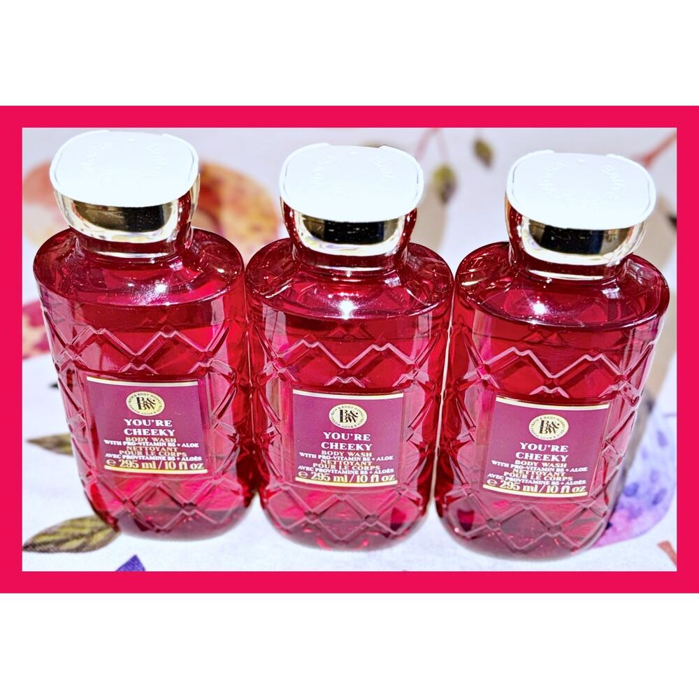 Bath & Body Works You're Cheeky 10oz Shower Gel Body Wash with Aloe B5 x3 - Picture 2 of 4